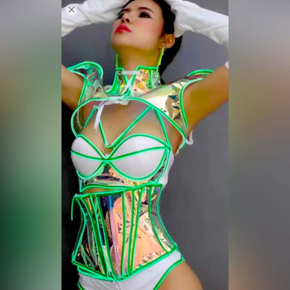 Designer Custom Made Led Japanese Robot Killer Co… - image 1